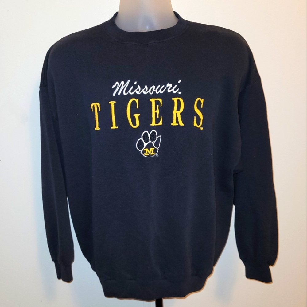 Vintage Logo7 Missouri Tigers Sweatshirt size XL VTG shirt